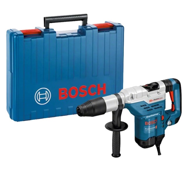 Bosch GBH 5-40 DCE Professional SDS Max Rotary Hammer – High Power Drill for Heavy Duty Concrete Drilling and Demolition Work with Vibration Control